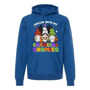 Chillin With My Chemical Gnomies Halloween Gnome Gift Premium Hoodie