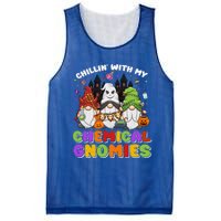 Chillin With My Chemical Gnomies Halloween Gnome Gift Mesh Reversible Basketball Jersey Tank