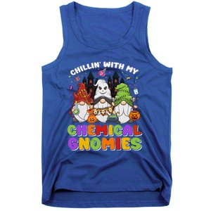 Chillin With My Chemical Gnomies Halloween Gnome Gift Tank Top