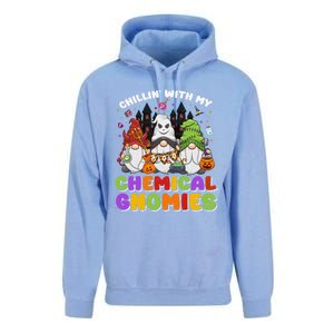 Chillin With My Chemical Gnomies Halloween Gnome Gift Unisex Surf Hoodie