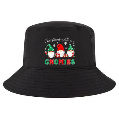 Christmas With My Gnomies Buffalo Plaid Xmas Family Matching Gift Cool Comfort Performance Bucket Hat