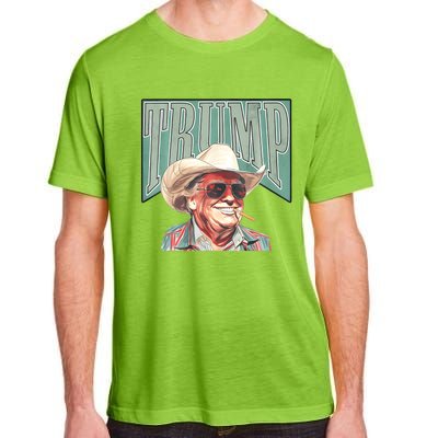 Cowboy Western Make America Great Trump Daddy Adult ChromaSoft Performance T-Shirt