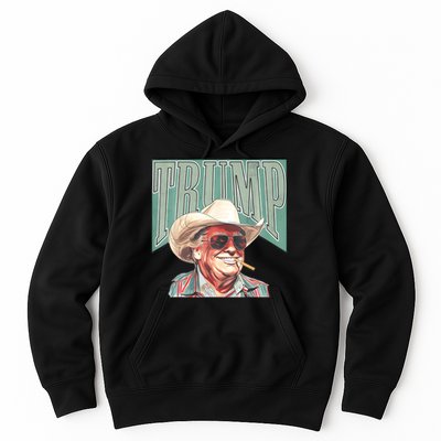 Cowboy Western Make America Great Trump Daddy Hoodie