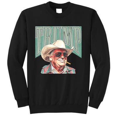 Cowboy Western Make America Great Trump Daddy Sweatshirt