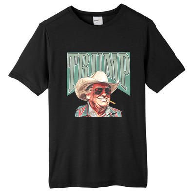 Cowboy Western Make America Great Trump Daddy Tall Fusion ChromaSoft Performance T-Shirt