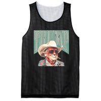 Cowboy Western Make America Great Trump Daddy Mesh Reversible Basketball Jersey Tank