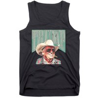 Cowboy Western Make America Great Trump Daddy Tank Top