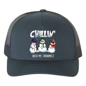 Chillin With My Snowmies Hiphop Christmas Meaningful Gift Yupoong Adult 5-Panel Trucker Hat