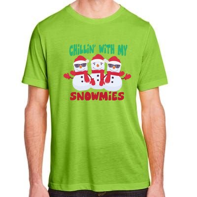 Chillin With My Snowmies Gift Adult ChromaSoft Performance T-Shirt