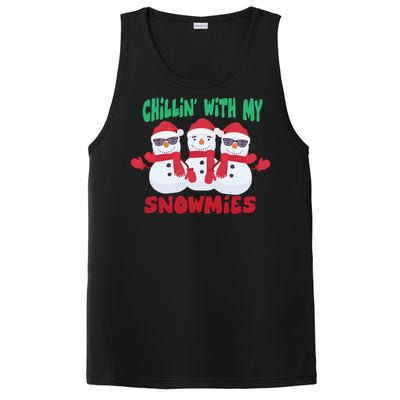 Chillin With My Snowmies Gift PosiCharge Competitor Tank