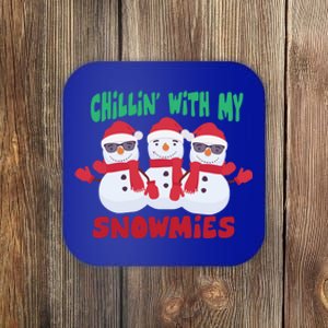 Chillin With My Snowmies Gift Coaster