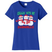 Chillin With My Snowmies Gift Women's T-Shirt