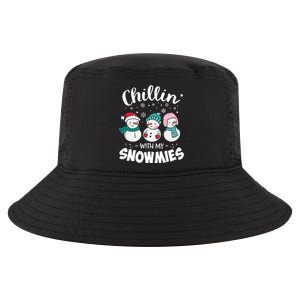 Chillin With My Snowmie Christmas Snow Teacher Snow Cool Gift Cool Comfort Performance Bucket Hat