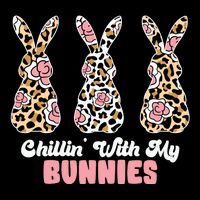 Chillin With My Bunnies Easter Cute 16 in Basic Backpack
