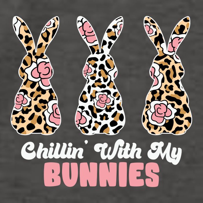 Chillin With My Bunnies Easter Cute Vector Backpack