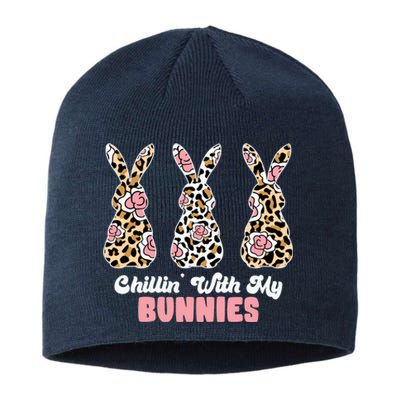 Chillin With My Bunnies Easter Cute Sustainable Beanie