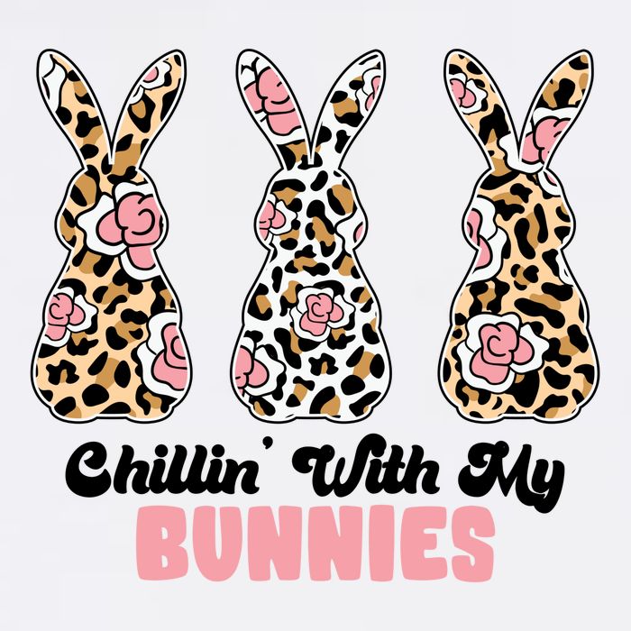 Chillin With My Bunnies Easter Cute Cool Comfort Performance Bucket Hat
