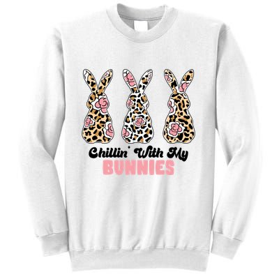 Chillin With My Bunnies Easter Cute Sweatshirt