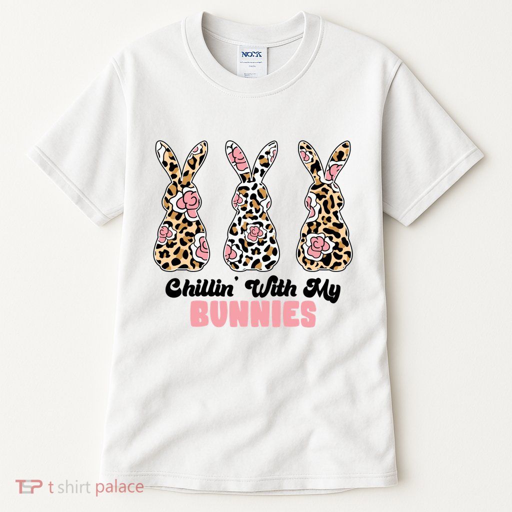 Chillin With My Bunnies Easter Cute Tall T-Shirt