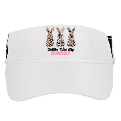 Chillin With My Bunnies Easter Cute Adult Drive Performance Visor