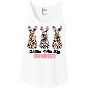 Chillin With My Bunnies Easter Cute Ladies Essential Tank