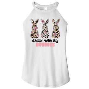 Chillin With My Bunnies Easter Cute Women's Perfect Tri Rocker Tank