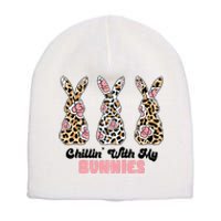 Chillin With My Bunnies Easter Cute Short Acrylic Beanie