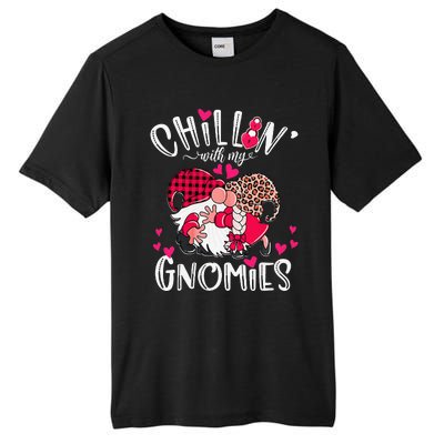 Chillin With My Gnomies Happy Valentines Day Gnomes Couples Tall Fusion ChromaSoft Performance T-Shirt