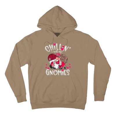 Chillin With My Gnomies Happy Valentines Day Gnomes Couples Hoodie