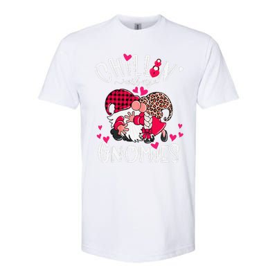 Chillin With My Gnomies Happy Valentines Day Gnomes Couples Softstyle CVC T-Shirt