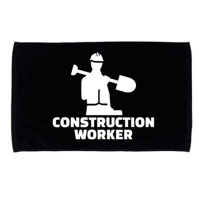 Construction Worker Meaningful Gift Microfiber Hand Towel