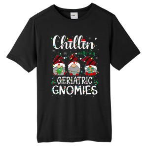 Chillin With My Geriatric Nurse Gnomies Gnomes Christmas Tall Fusion ChromaSoft Performance T-Shirt