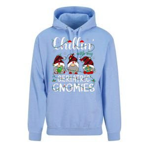 Chillin With My Geriatric Nurse Gnomies Gnomes Christmas Unisex Surf Hoodie