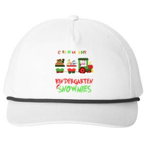 Chillin With My Kindergarten Snowmies Christmas Teacher Gift Snapback Five-Panel Rope Hat