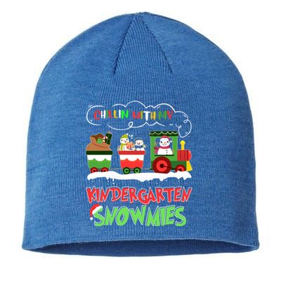 Chillin With My Kindergarten Snowmies Christmas Teacher Gift Sustainable Beanie