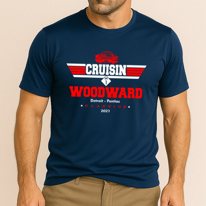 Cruisin Woodward M1 Classics 2021 Cooling Performance Crew T-Shirt