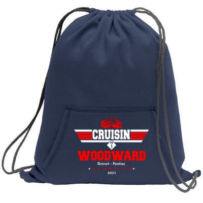 Cruisin Woodward M1 Classics 2021 Sweatshirt Cinch Pack Bag