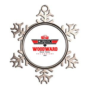 Cruisin Woodward M1 Classics 2021 Metallic Star Ornament