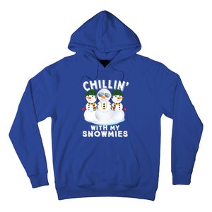 Chillin With My Snowmies Christmas Holiday Great Gift Hoodie