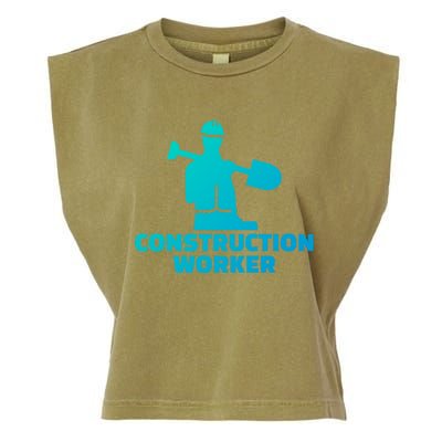 Construction Worker Meaningful Gift Garment-Dyed Women's Muscle Tee