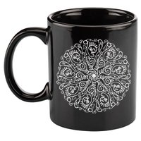 Curse Word Mandala Graphic Tees 11oz C Handle Ceramic Mug