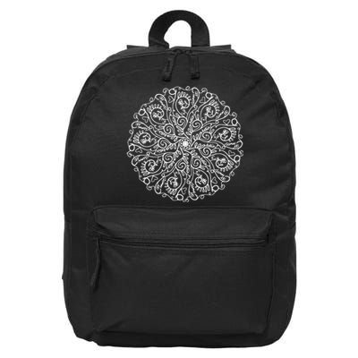 Curse Word Mandala Graphic Tees 16 in Basic Backpack