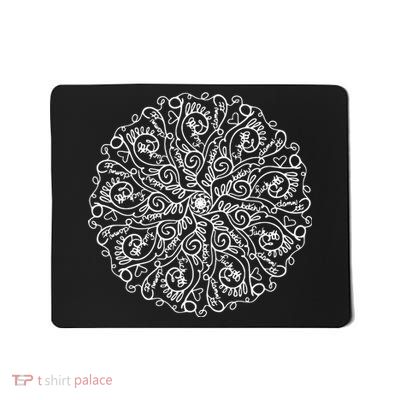 Curse Word Mandala Graphic Tees Mousepad