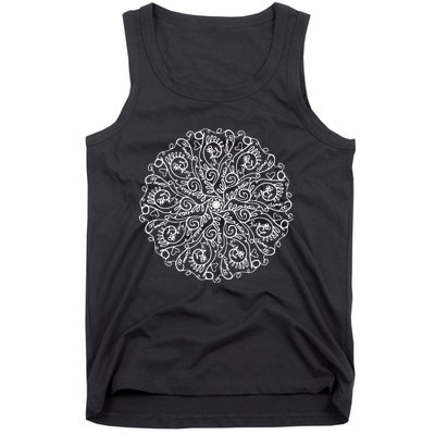 Curse Word Mandala Graphic Tees Tank Top