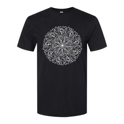 Curse Word Mandala Graphic Tees Softstyle® CVC T-Shirt