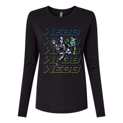 Cw2 Webb Motocross Cooper Supercross Womens Cotton Relaxed Long Sleeve T-Shirt