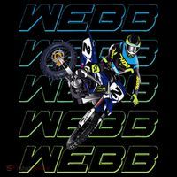 Cw2 Webb Motocross Cooper Supercross Flexfit Unipanel Trucker Cap