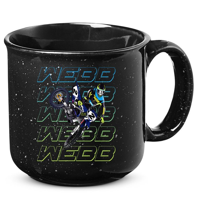Cw2 Webb Motocross Cooper Supercross 15oz Campfire Ceramic Mug