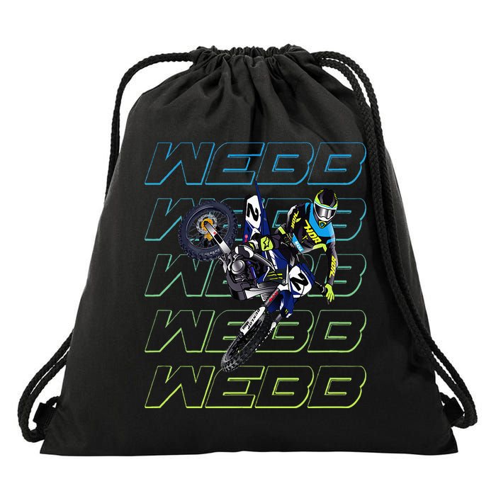 Cw2 Webb Motocross Cooper Supercross Drawstring Bag
