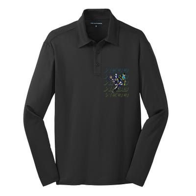 Cw2 Webb Motocross Cooper Supercross Silk Touch Performance Long Sleeve Polo